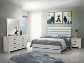 Orleans Furniture - Coaster - Brantford 4-piece Queen Bedroom Set Coastal White - 207051Q-S4